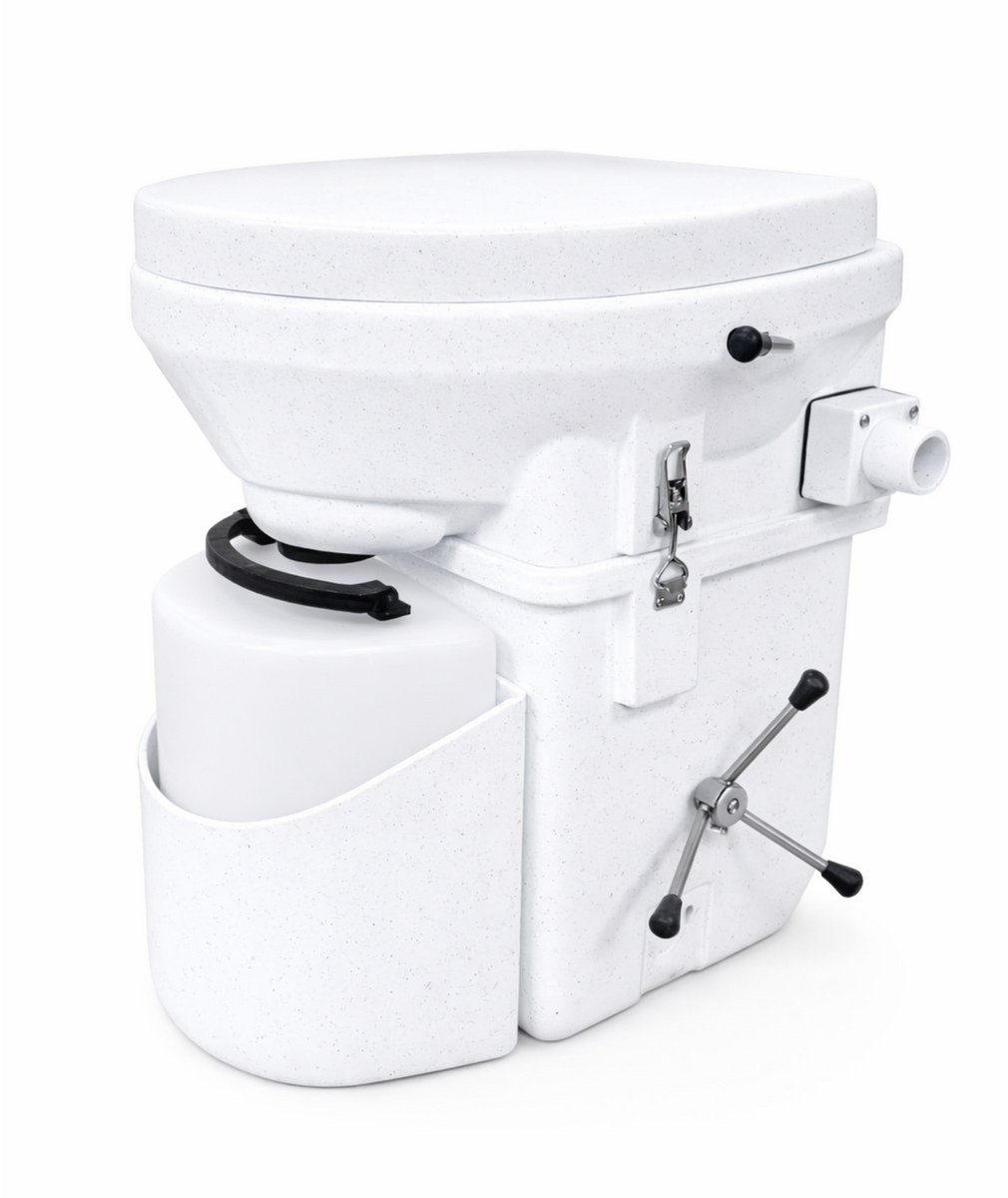 Nature's Head composting toilet with spider handle