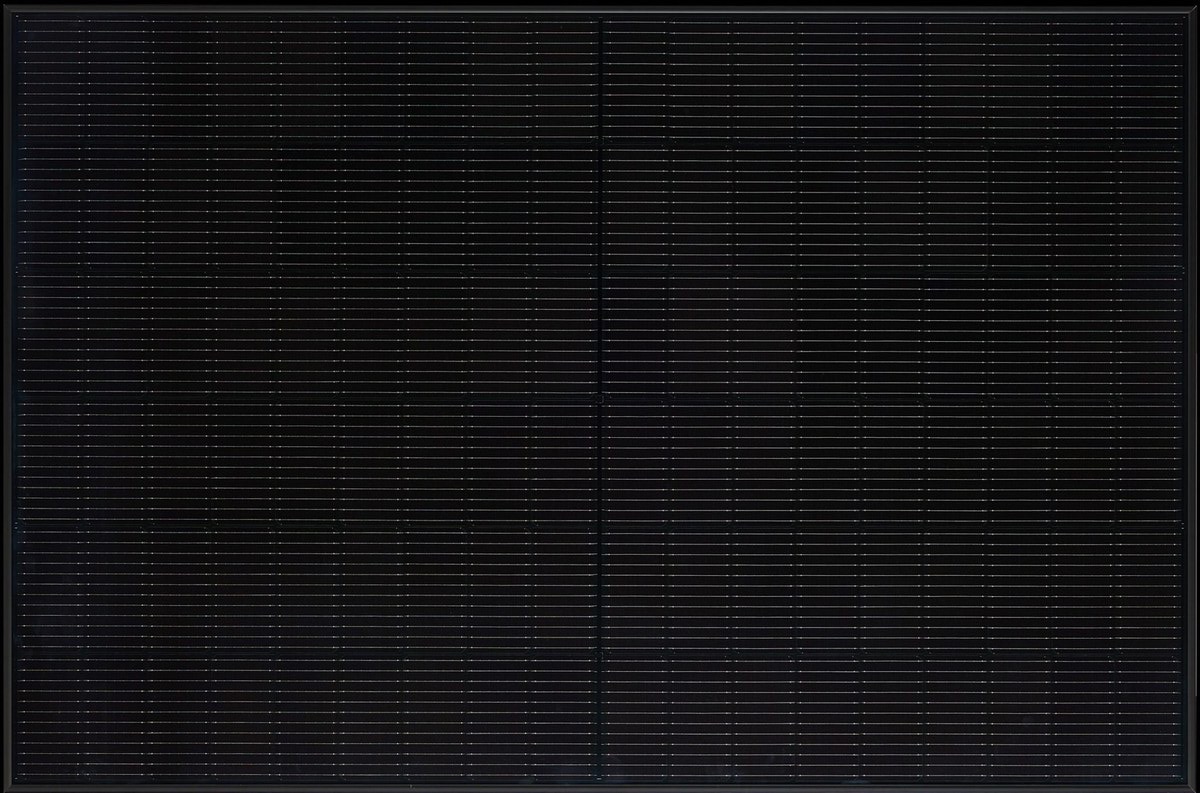 Rigid 54-cell monocrystalline solar panel